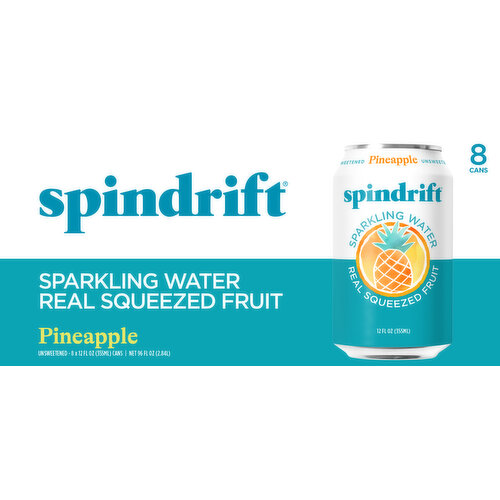 Spindrift Unsweetened Pineapple Sparkling Water