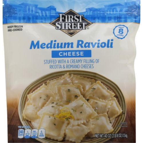 First Street Ravioli, Cheese, Medium