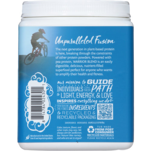 Sunwarrior Protein Powder Drink Mix, Protein Warrior Blend, Vanilla Flavor
