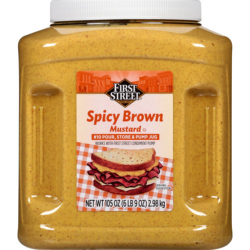 First Street Mustard, Spicy Brown