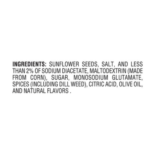 Spitz Dill Pickle Flavored Sunflower Seeds
