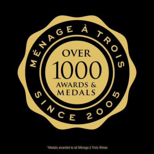 Menage a Trois Dolce Sweet Red Blend Collection California Wine