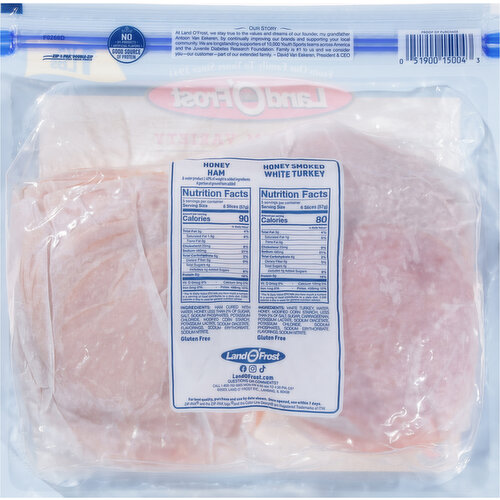 Land O'Frost Honey Ham/Honey Smoked White Turkey