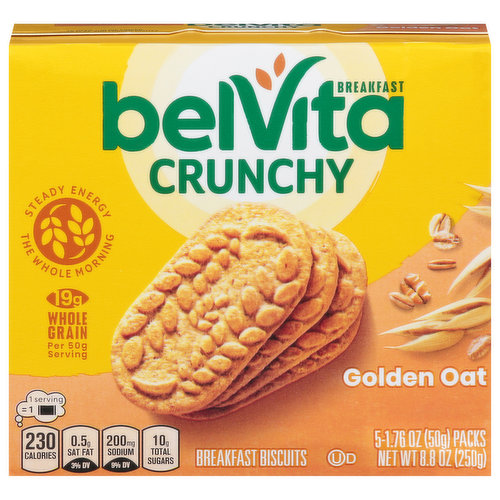 belVita Breakfast Biscuits, Golden Oat