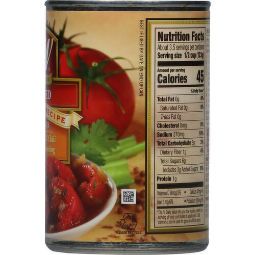 S&W Tomatoes, Premium, Stewed, Mexican Recipe