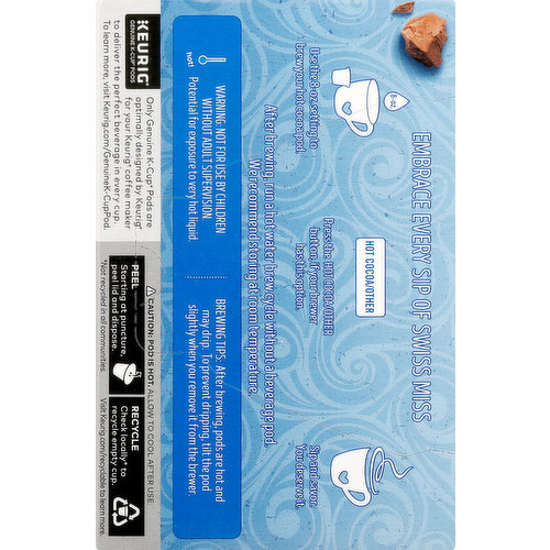 Swiss Miss Hot Cocoa Mix, Milk Chocolate, K-Cup Pods