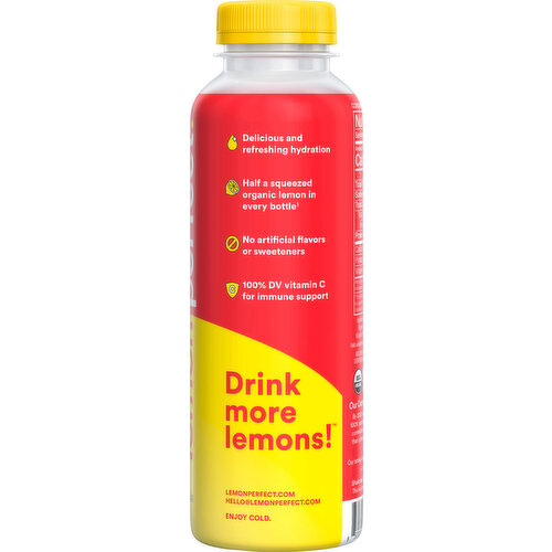 Lemon Perfect Organic Zero Sugar Watermelon Lemon Water