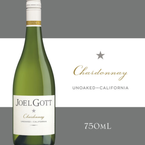 Joel Gott Unoaked Chardonnay California White Wine