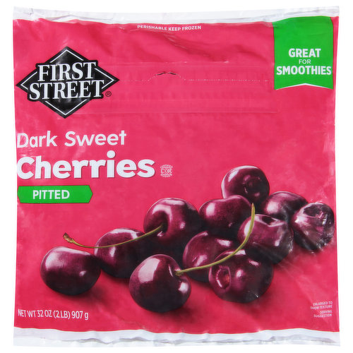 First Street Cherries, Dark Sweet, Pitted