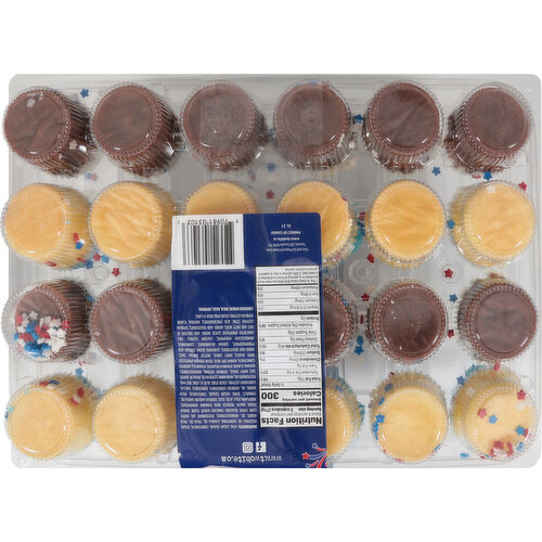 Two-Bite Cupcakes, Vanilla & Chocolate, Original