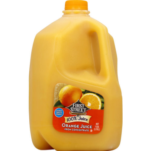 First Street 100% Juice, Orange