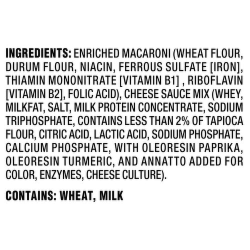 Kraft Original Flavor Mac & Cheese