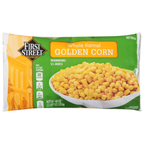 First Street Golden Corn, Whole Kernel