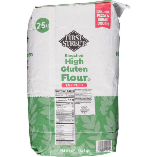 First Street High Gluten Flour, Bleached, Enriched