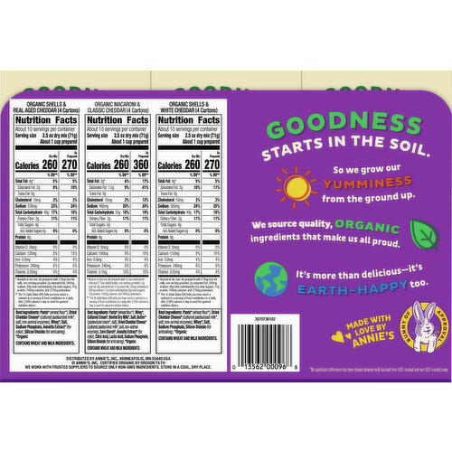 Annie's Organic Assorted Pasta Variety Pack