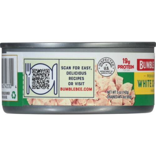 Bumble Bee White Chicken, in Water, Premium Chunk