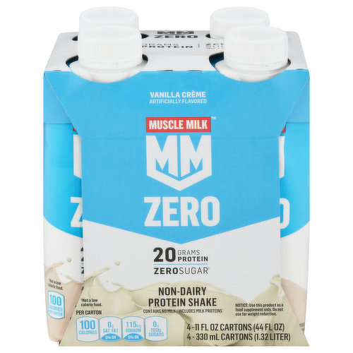 Muscle Milk Protein Shake, Non-Dairy, Vanilla Creme