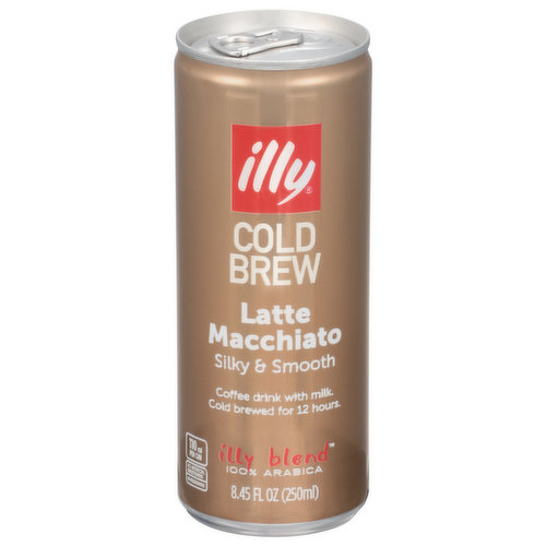 Illy Coffee Drink, Latte Macchiato, Cold Brew
