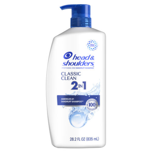 Head & Shoulders 2 in 1 Dandruff Shampoo and Conditioner, Classic Clean