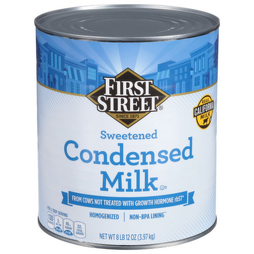 First Street Condensed Milk, Sweetened