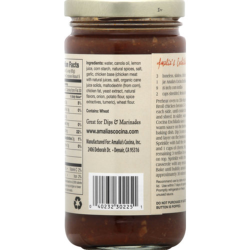 Amalias Cocina Enchilada Sauce