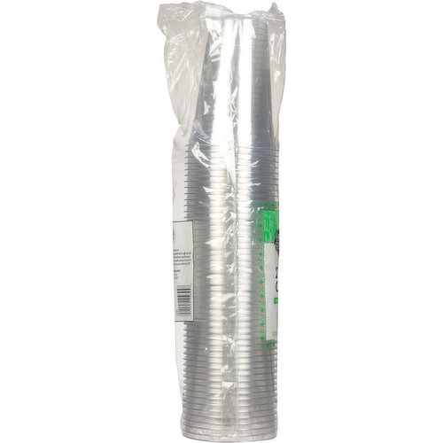 First Street Cups, Clear Plastic, 20 Ounce