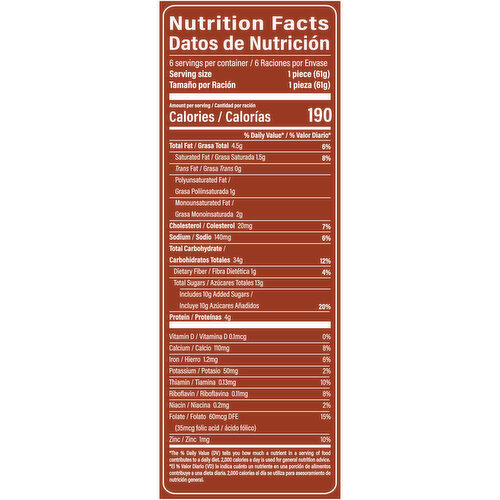 Bimbo Cinnamon Rolls with Raisins, 6 count, 12.88 oz