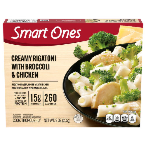 Smart Ones Creamy Rigatoni, with Broccoli & Chicken