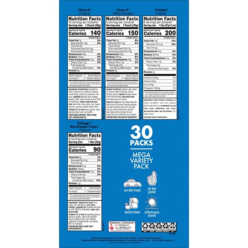 Kellogg's Snacks, Variety Pack