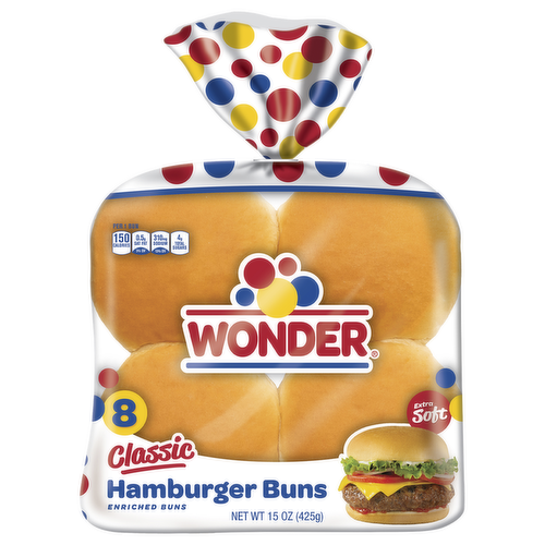 Wonder Hamburger Bun 8 ct