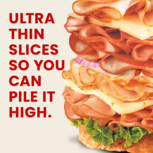 Hillshire Farm Ultra Thin Sliced Deli Lunch Meat, Oven Roasted Turkey Breast and Honey Ham