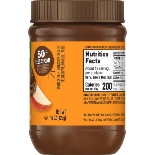 Jif Spread, Peanut Butter & Chocolate