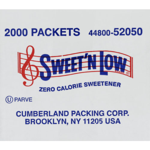 Sweet 'N Low Sweetener, Zero Calorie