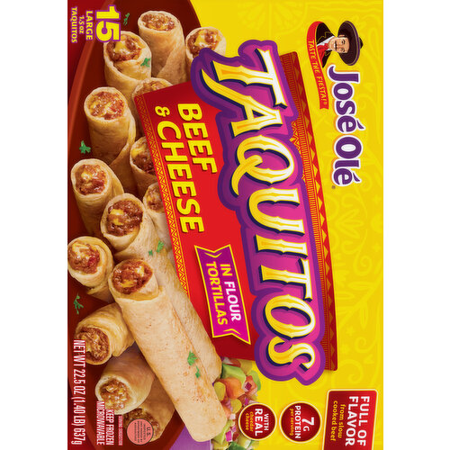 Jose Ole Beef & Cheese Large Taquitos