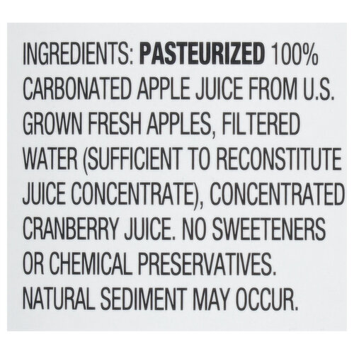 Martinelli's Sparkling Apple-Cranberry Juice