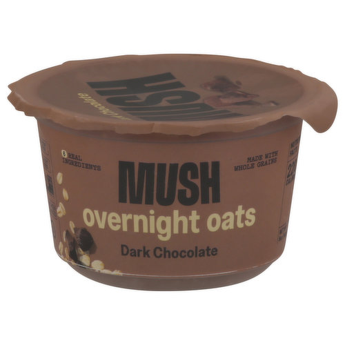 MUSH Dark Chocolate Overnight Oats, 5 oz - Food 4 Less