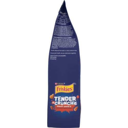 Friskies Cat Food, Flavors of Chicken, Beef, Carrots & Green Beans, Tender & Crunch'd