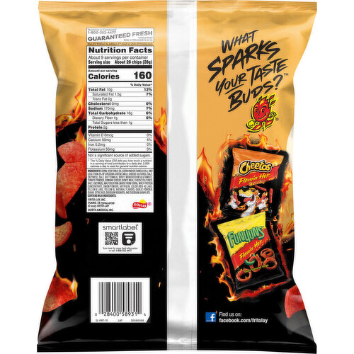 Fritos Corn Chips, Flamin' Hot Flavored