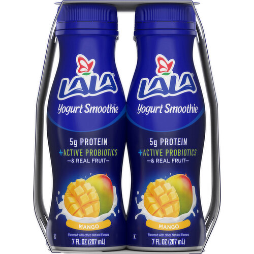 Lala Yogurt Smoothies, Mango, 4 Pack