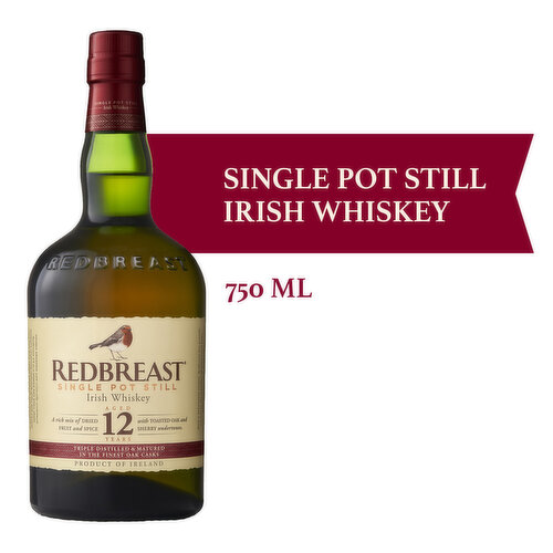 Redbreast Single Pot Still Irish Whiskey Aged 12 Years