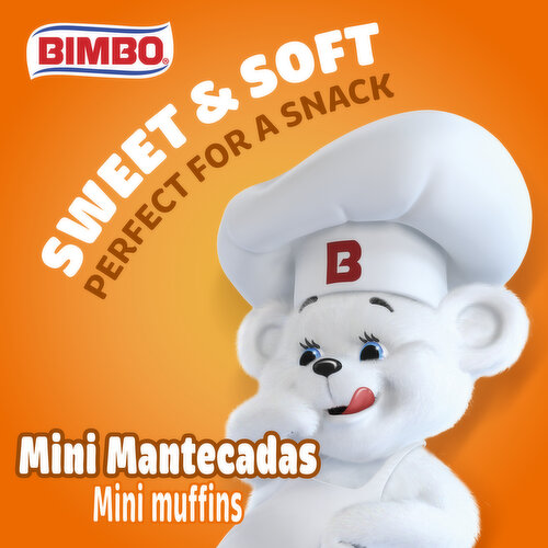 Bimbo Vanilla Mini Muffins, 4 count, 4.41 oz