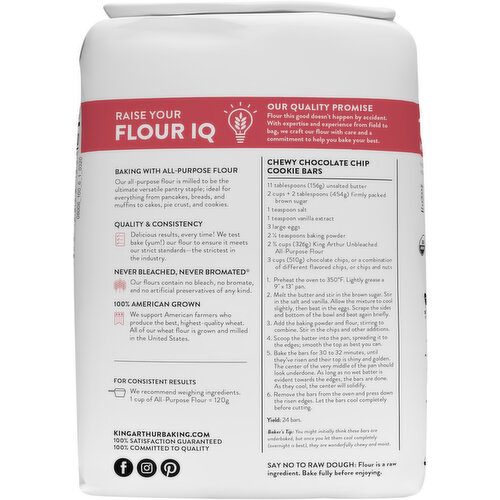 King Arthur Baking Company Organic Unbleached All-Purpose Flour