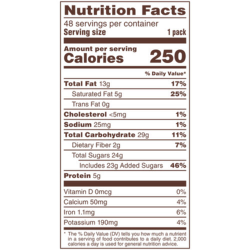 M&M'S M&M'S Individually Wrapped Peanut Milk Chocolate Candy Bulk, 1.74 Oz Packs, 48 Ct Box