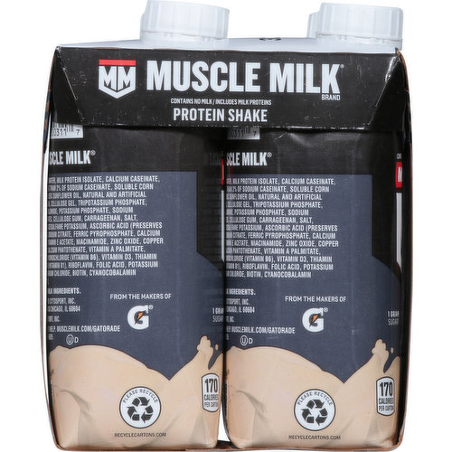 Muscle Milk Protein Shake, Non-Dairy, Intense Vanilla