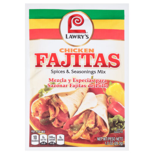 Lawry's Chicken Fajita Seasoning Mix