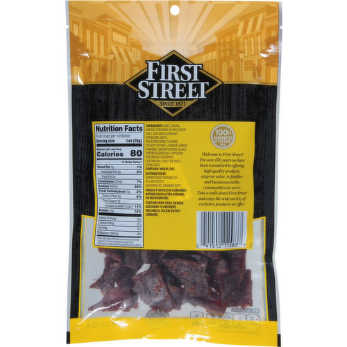 First Street Beef Jerky, Teriyaki