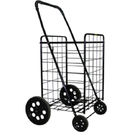 VMI Shopping Cart Black 4 Wheel 1 ct