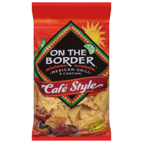 On the Border Tortilla Chips, Cafe Style
