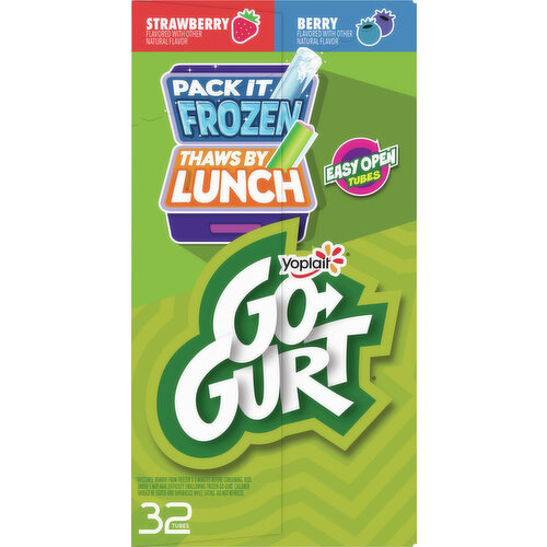 Go-Gurt Fat Free Strawberry/Berry Yogurt