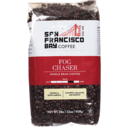 San Francisco Bay Coffee, Whole Bean, Medium Roast, Fog Chaser